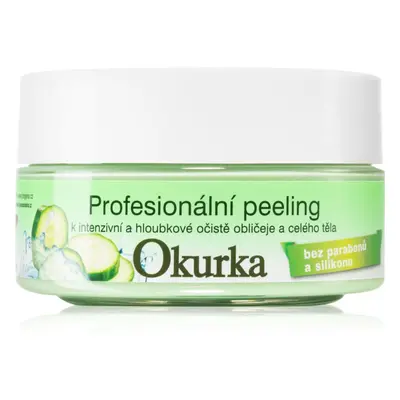 Bione Cosmetics Care hloubkově čisticí peeling okurka 200 g