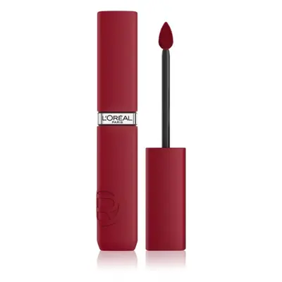 L’Oréal Paris Infaillible Matte Resistance matná hydratační rtěnka odstín 420 Le Rouge Paris 5 m