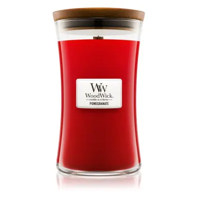 Woodwick Pomegranate vonná svíčka s dřevěným knotem 609,5 g