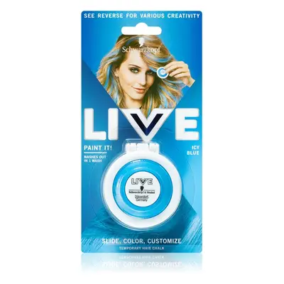 Schwarzkopf LIVE Paint It křída na vlasy odstín Icy Blue 3,5 g