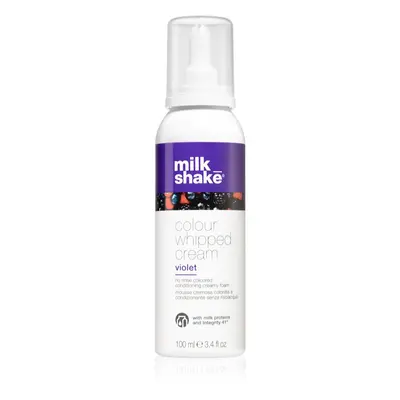 Milk Shake Colour Whipped Cream tónovací pěna pro všechny typy vlasů Violet 100 ml