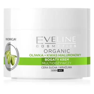 Eveline Cosmetics Green Olive denní i noční hydratační krém s protivráskovým účinkem s výtažkem 