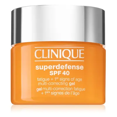 Clinique Superdefense™ SPF 40 Fatigue + 1st Signs of Age Multi Correcting Gel hydratační gel pro