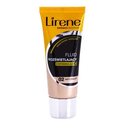 Lirene Vitamin C rozjasňující fluidní make-up pro dlouhotrvající efekt odstín 02 Natural 30 ml