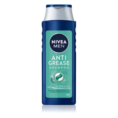 Nivea Men Anti Grease šampon pro mastné vlasy 400 ml