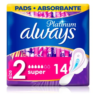 Always Platinum Super Size 2 vložky 14 ks