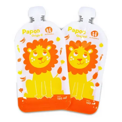 Petite&Mars Papoo kapsička na jídlo Lion 6x150 ml