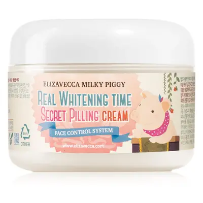 Elizavecca Milky Piggy Real Whitening Time Secret Pilling Cream hydratační zjemňující krém s pee