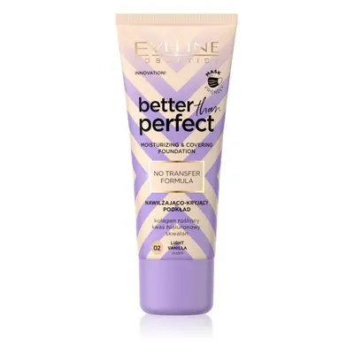 Eveline Cosmetics Better than Perfect krycí make-up s hydratačním účinkem odstín 02 Light Vanill