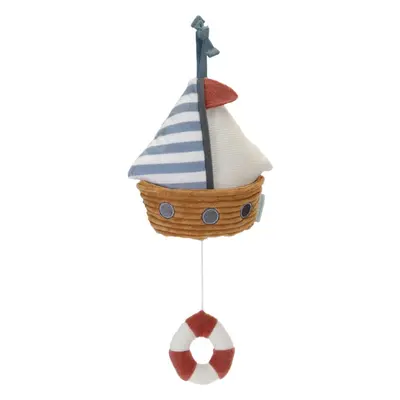 Little Dutch Music Box Toy Sailors Bay kontrastní závěsná hračka s melodií Sailors Bay 1 ks