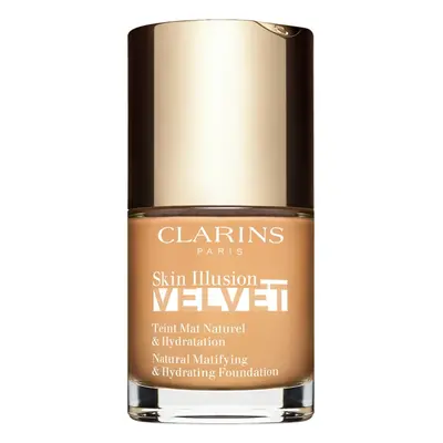 Clarins Skin Illusion Velvet tekutý make-up s matným finišem s vyživujícím účinkem odstín 112.5W