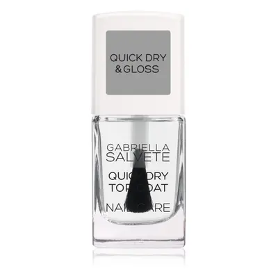 Gabriella Salvete Nail Care Quick Dry & Gloss rychleschnoucí vrchní lak 11 ml