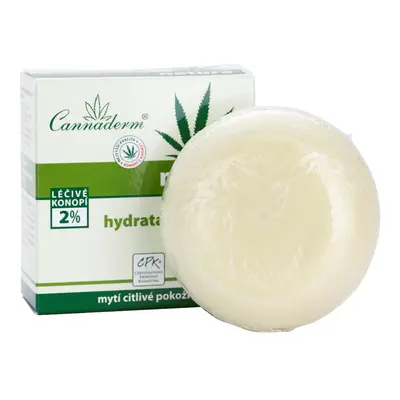 Cannaderm Natura Hydratační mýdlo pH 5.5 hydratační mýdlo s konopným olejem 100 g