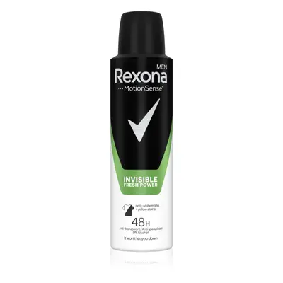 Rexona Invisible Fresh Power antiperspirant ve spreji pro muže 150 ml