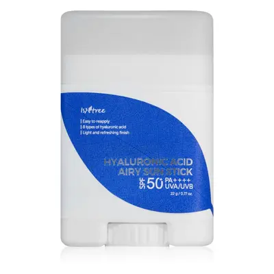 Isntree Hyaluronic Acid ochranný hydratační balzám v tyčince SPF 50+ 22 g