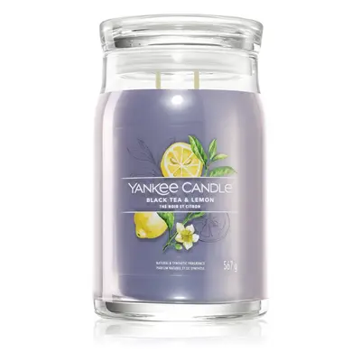 Yankee Candle Black Tea & Lemon vonná svíčka 567 g