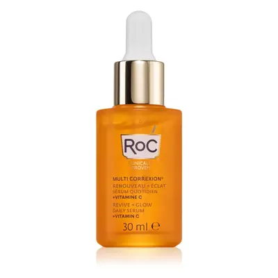 RoC Multi Correxion Revive + Glow rozjasňující sérum s vitaminem C na obličej a krk 30 ml