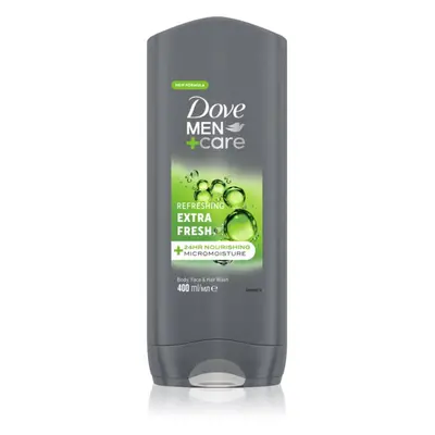 Dove Men+Care Extra Fresh sprchový gel na tělo a obličej 400 ml