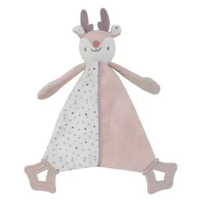 Petite&Mars Cuddle Cloth with Teether usínáček s kousátkem Deer Suzi 1 ks