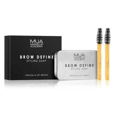 MUA Makeup Academy Brow Define tuhé mýdlo na obočí 10 g