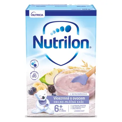 Nutrilon Obilno-mléčná kaše vícezrnná kaše s ovocem 225 g