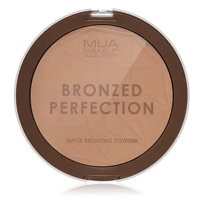 MUA Makeup Academy Bronzed bronzer s matným efektem odstín Sunset Tan 15 g