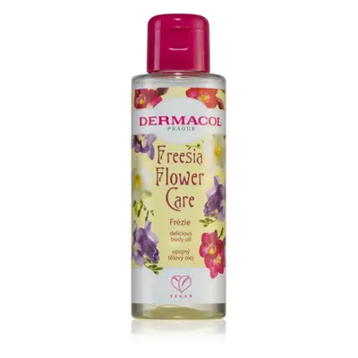 Dermacol Flower Care Freesia luxusní tělový výživný olej 100 ml