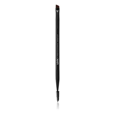 NYX Professional Makeup Pro Dual štětec pro úpravu obočí 1 ks