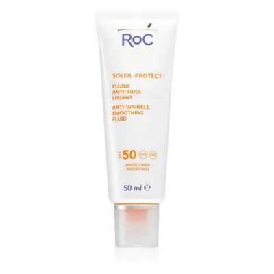 RoC Soleil Protect Anti Wrinkle Smoothing Fluid lehký ochranný fluid proti stárnutí pleti SPF 50