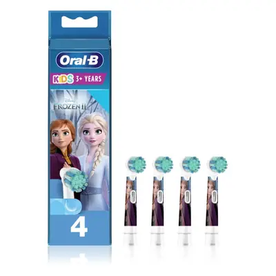 Oral B Kids 3+ Frozen náhradní hlavice pro zubní kartáček extra soft pro děti 4 ks