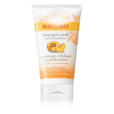 Burt’s Bees Peach & Willow Bark hloubkově čisticí peeling 113,3 g