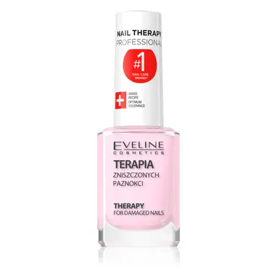 Eveline Cosmetics Nail Therapy Professional posilující lak pro slabé a poškozené nehty s keratin