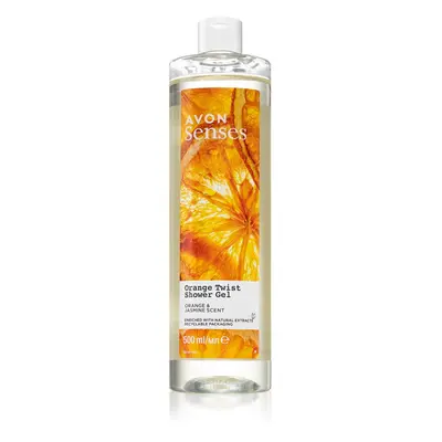 Avon Senses Orange Twist osvěžující sprchový gel 500 ml