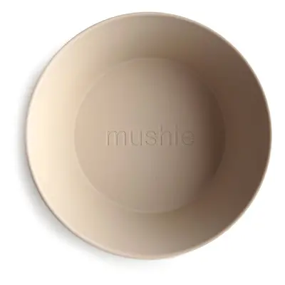 Mushie Round Dinnerware Bowl miska Vanilla 2 ks