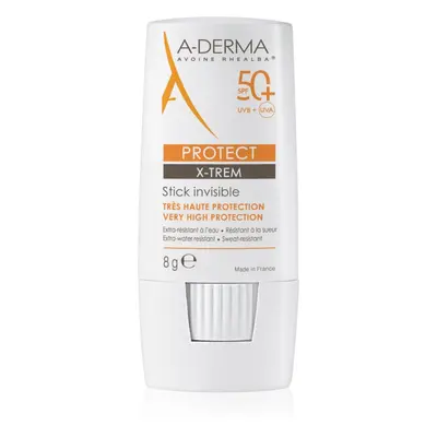 A-Derma Protect X-Trem tyčinka na citlivá místa SPF 50+ 8 g