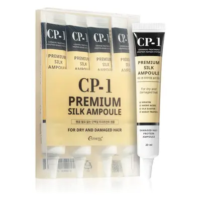 CP-1 Premium Silk bezoplachová regenerační péče pro suché a poškozené vlasy 4x20 ml