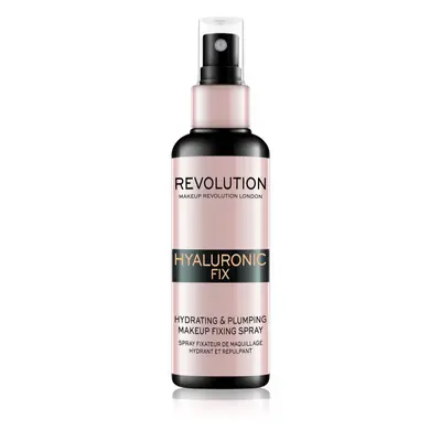 Makeup Revolution Hyaluronic Fix Hydrating & Plumping fixační sprej na make-up s hydratačním úči