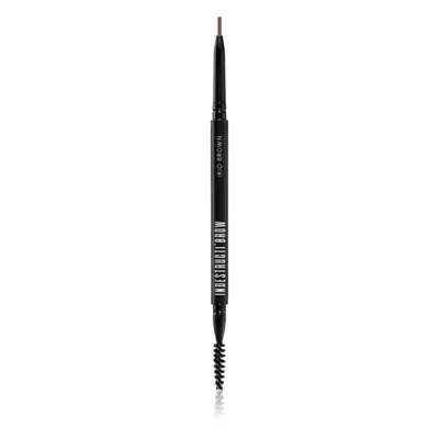 BPerfect IndestructiBrow Pencil dlouhotrvající tužka na obočí s kartáčkem odstín Irid Brown 10 g