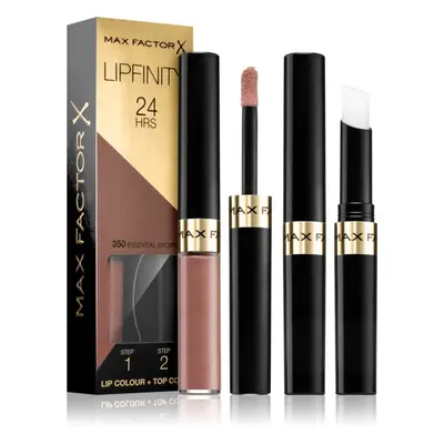 Max Factor Lipfinity Lip Colour dlouhotrvající rtěnka s balzámem odstín 350 Essential Brown 4,2 