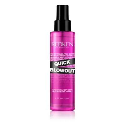 Redken Quick Blowout termoochranný sprej pro úpravu žehličkou a kulmou pro rychlejší foukanou 12