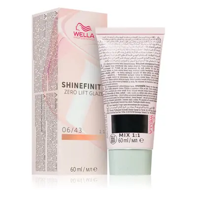 Wella Professionals Shinefinity Zero Lift Glaze demi-permanentní barva na vlasy odstín 06/43 - C