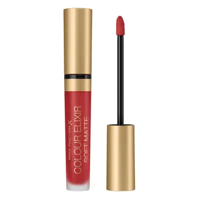 Max Factor Colour Elixir Soft Matte dlouhotrvající tekutá rtěnka odstín 030 Crushed Ruby 4 ml