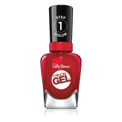 Sally Hansen Miracle Gel™ gelový lak na nehty bez užití UV/LED lampy odstín 680 Rhapsody Red 14,