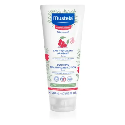 Mustela Bébé zklidňující tělové mléko pro děti od narození 200 ml