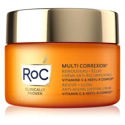 RoC Multi Correxion Revive + Glow protivráskový rozjasňující krém s vitaminem C 50 ml