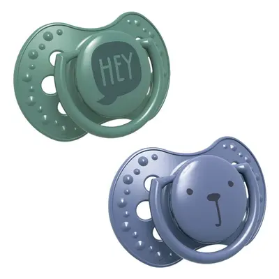 LOVI Hey 6-18m dudlík Blue / Green 2 ks