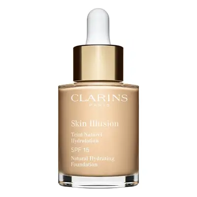 Clarins Skin Illusion Natural Hydrating Foundation rozjasňující hydratační make-up SPF 15 odstín