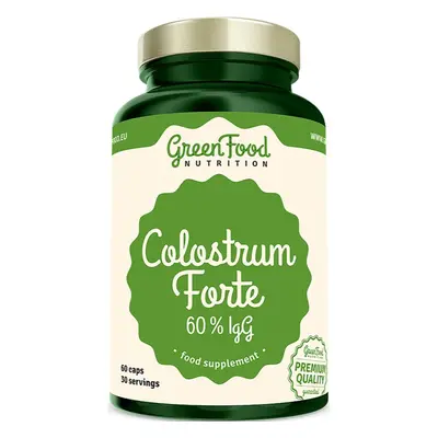 GreenFood Nutrition Colostrum Forte 60 % IgG podpora imunity 60 cps