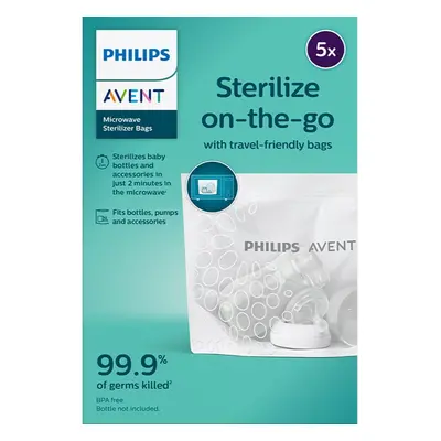 Philips Avent Sterilize on-the-go sterilizační sáčky do mikrovlnné trouby 5 ks