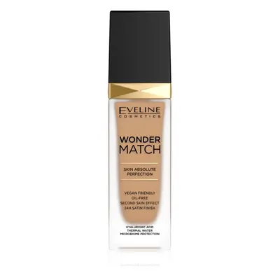 Eveline Cosmetics Wonder Match dlouhotrvající tekutý make-up s kyselinou hyaluronovou odstín 40 